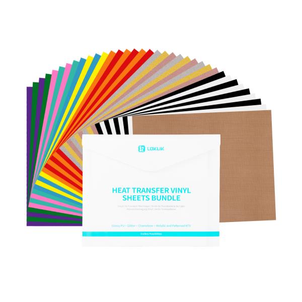 Heat Transfer Vinyl Sheet-36pcs-12*10in