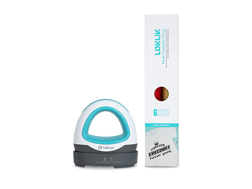 LOKLiK ImPress™ Mini Heat Press Starter Bundle - LOKLiK Blue