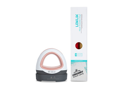 LOKLiK ImPress™ Mini Heat Press Starter Bundle - Romance Pink