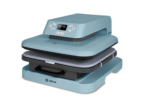 LOKLiK ImPress™ Auto Heat Press Machine - Denim Blue