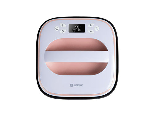 LOKLiK ImPress™ Easy Heat Press Starter Bundle - Romance Pink